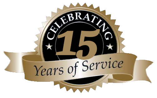 Celebrating 15 years of business